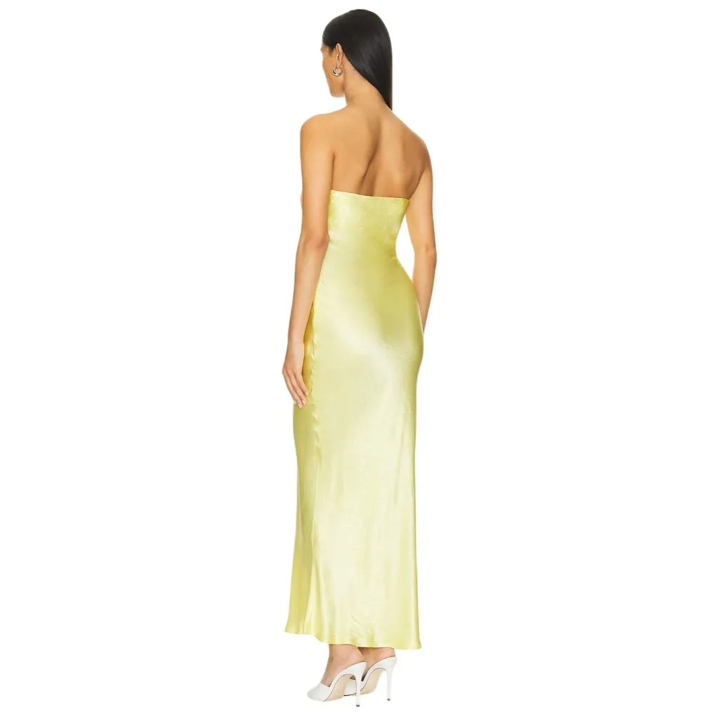 SNDYS x REVOLVE Angel Strapless Midi Dress in Yellow XX - Image 2