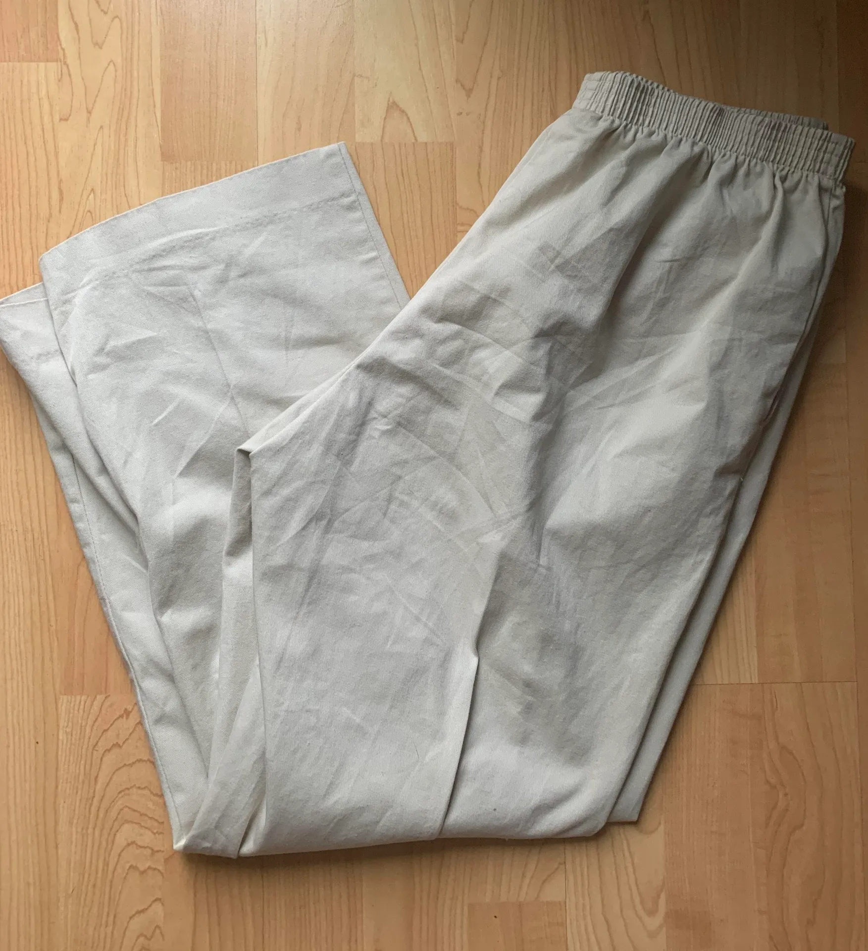 Alfred Dunner Paper Bag Tan Pants - Image 2