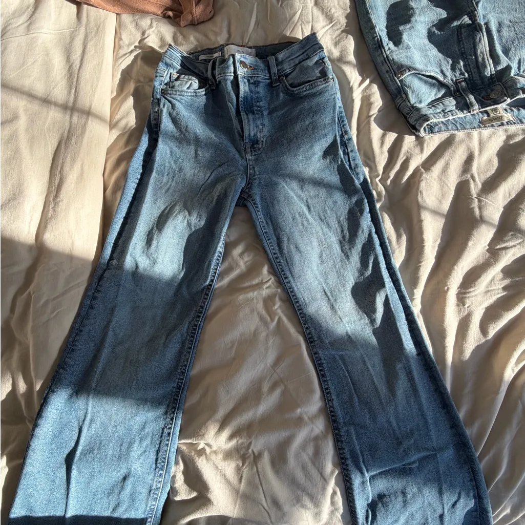 Mango Light Blue Denim Jeans - Image 2