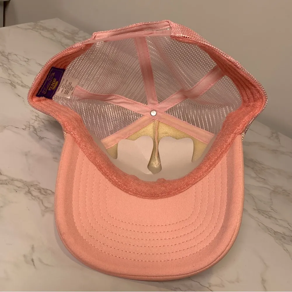 Urban Outfitters Coney Island Picnic Supersonic Sounds Pink Trucker Hat - Image 11
