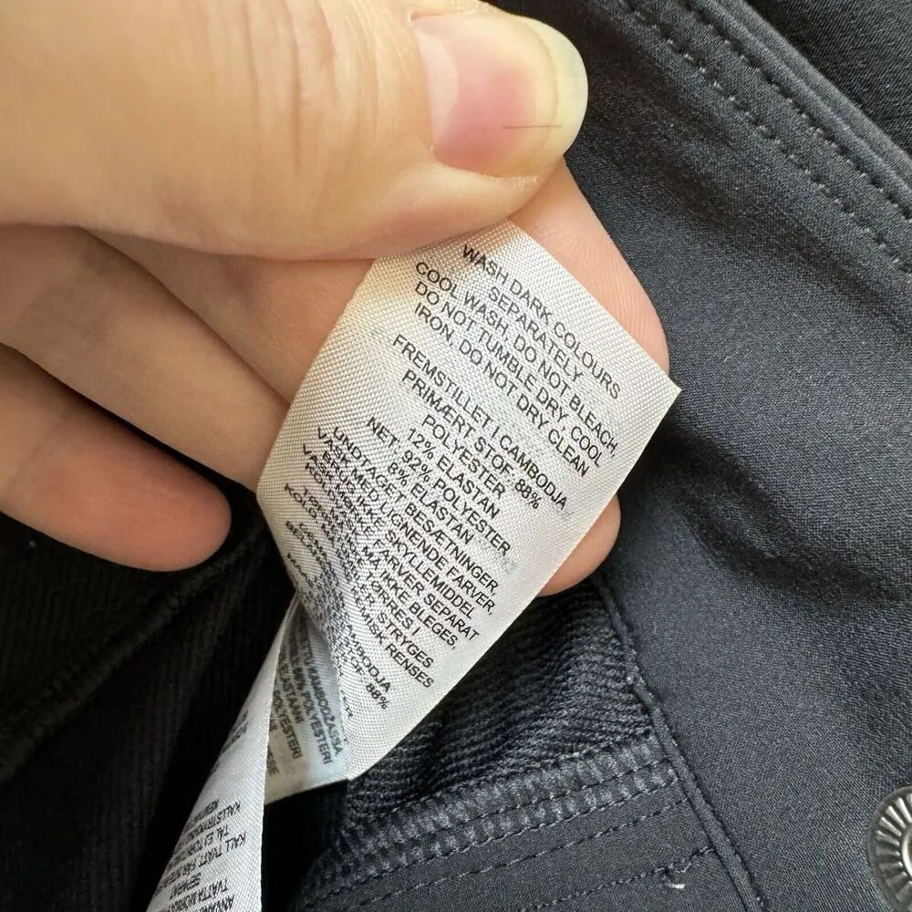 Gymshark Venture Jogger Womens Medium Black Athletic Stretch Training Leggings - Image 9