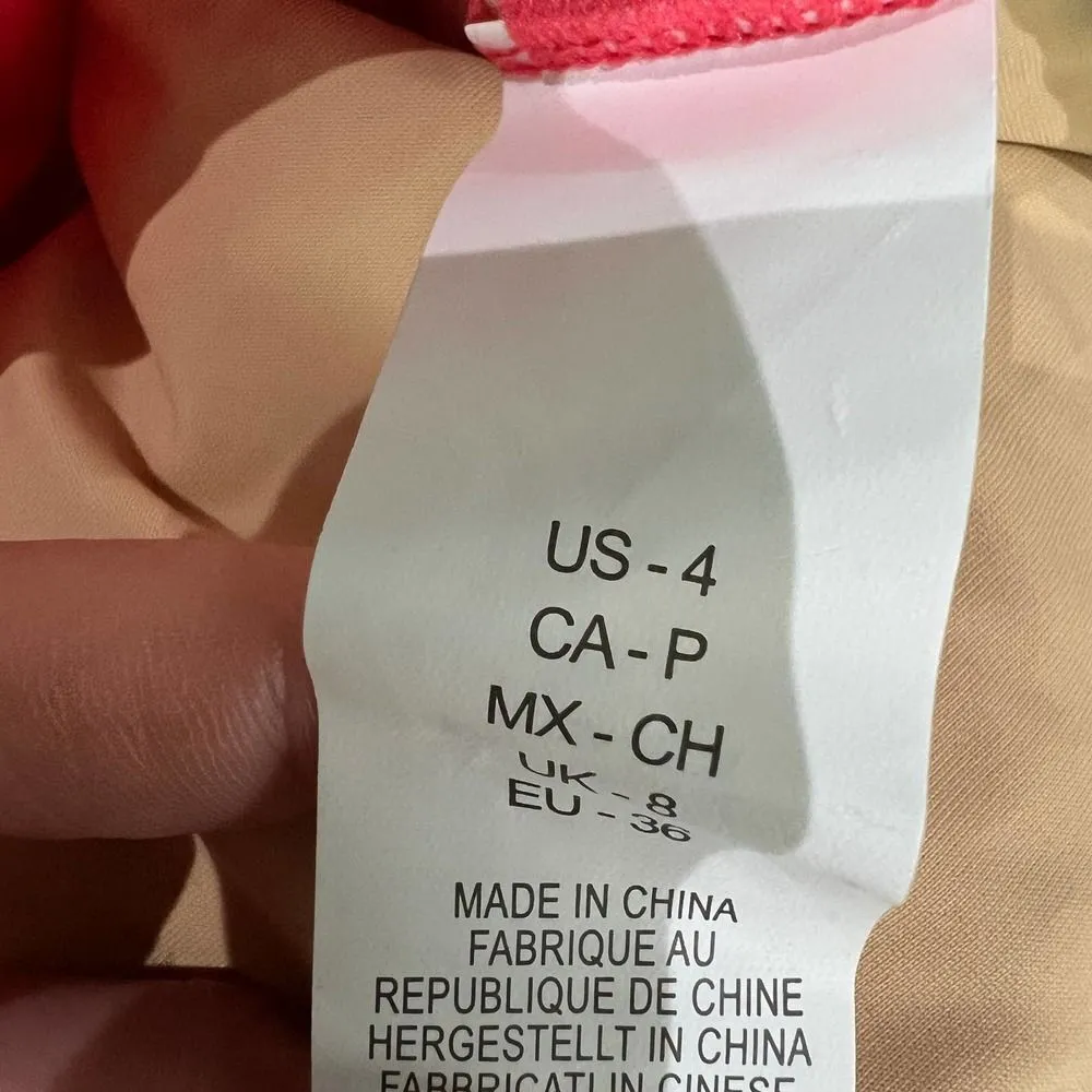 La Blanca Island Goddess Halter Tankini Swim Top Coral Size 4 Tummy Control - Image 3