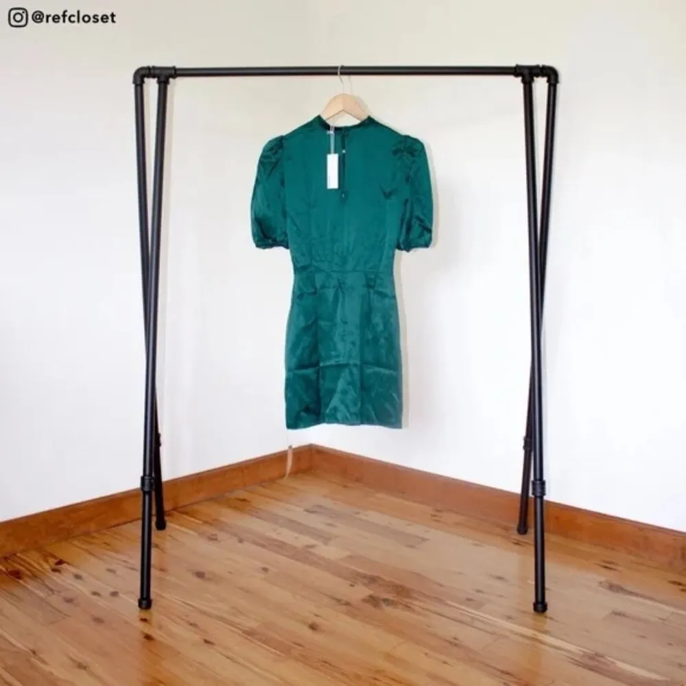 1HR SALE ⚡Reformation Marsha Silk Dress (Emerald) - Image 4