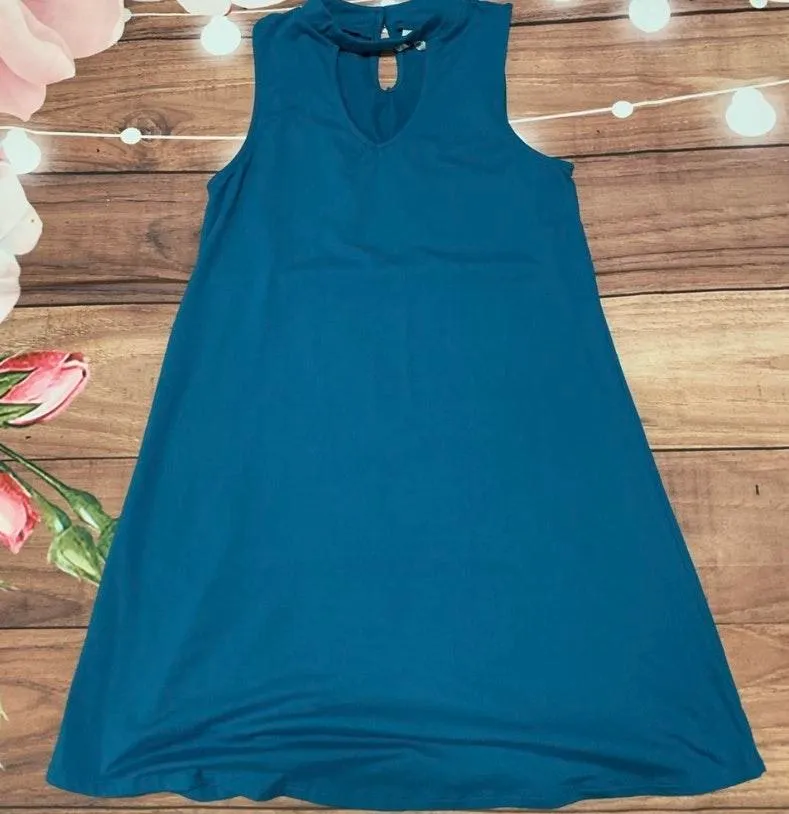 Halter Top Blue Dress - Image 3