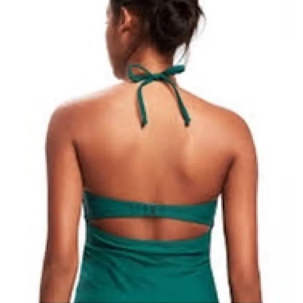 NWT Womens Old Navy Spruce Green Underwire Tankini Swim Top - Sz XS - Image 2
