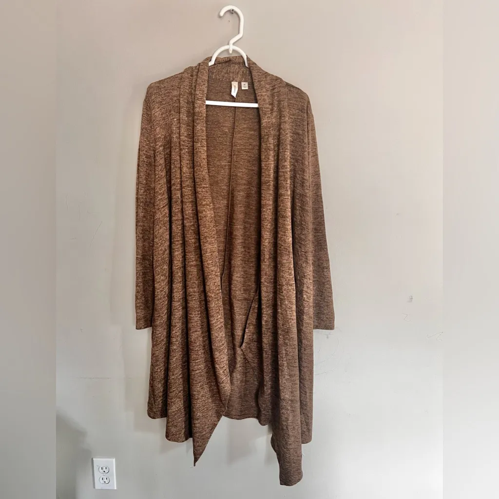 Tacera  Open Front Long Cardigan Pullover Size Medium - Image 3