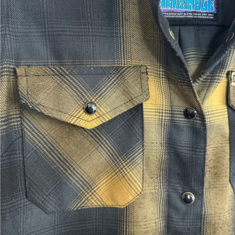 DIXXON PANHANDLE FLANNEL SMALL Black - Image 4