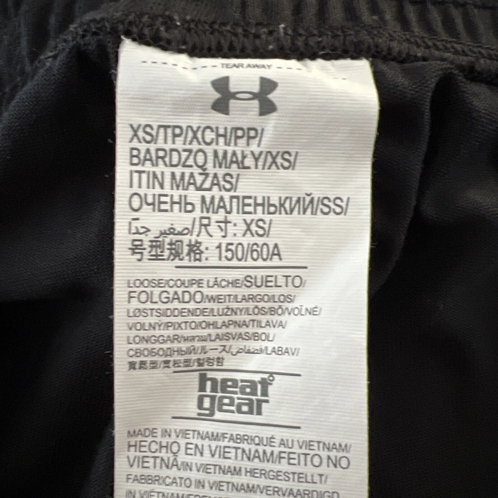Under Armour Women XS Black Cropped Joggers Heat Gear Casual‎ Workout Athleisure - Image 5