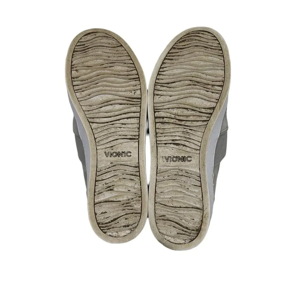 Vionic KANI Gray Laser Cut Suede Slip-On Shoes Sneakers Size 8.5 - Image 10