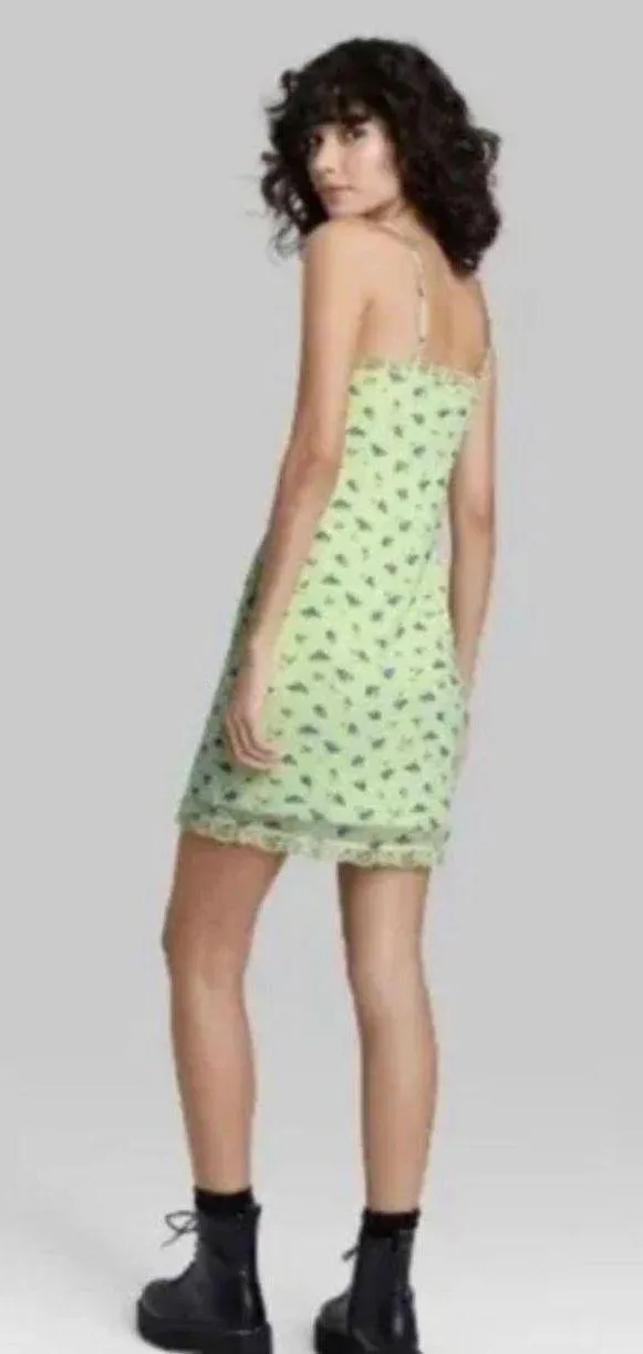 ★ NWOT  Mini Dress - Floral Light Green ★ - Image 13