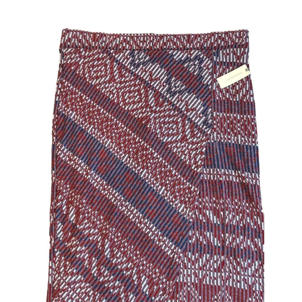 Maeve Anthropologie Carolina Knit Pencil Skirt XL Multicolor Geometric Midi - Image 4