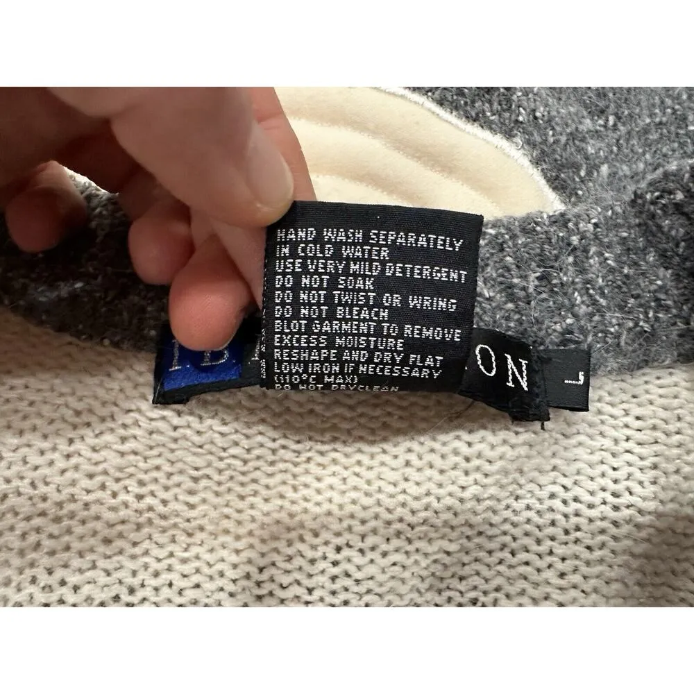 IB Diffusion 80s 90s Vintage VTG Oversized Cardigan Sweater Large L Menu - Image 8