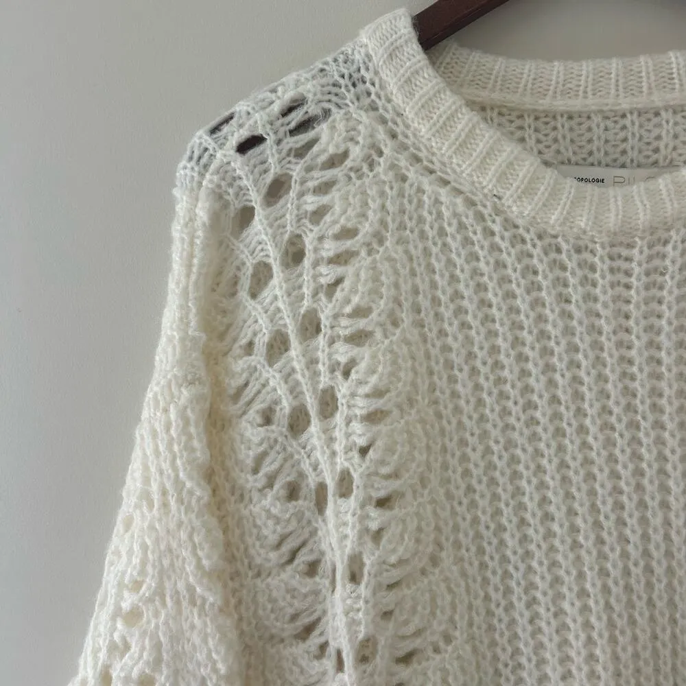 Anthropologie Pilcro Devenne Oversized Slouchy Knit Sweater Sz XS - Image 6