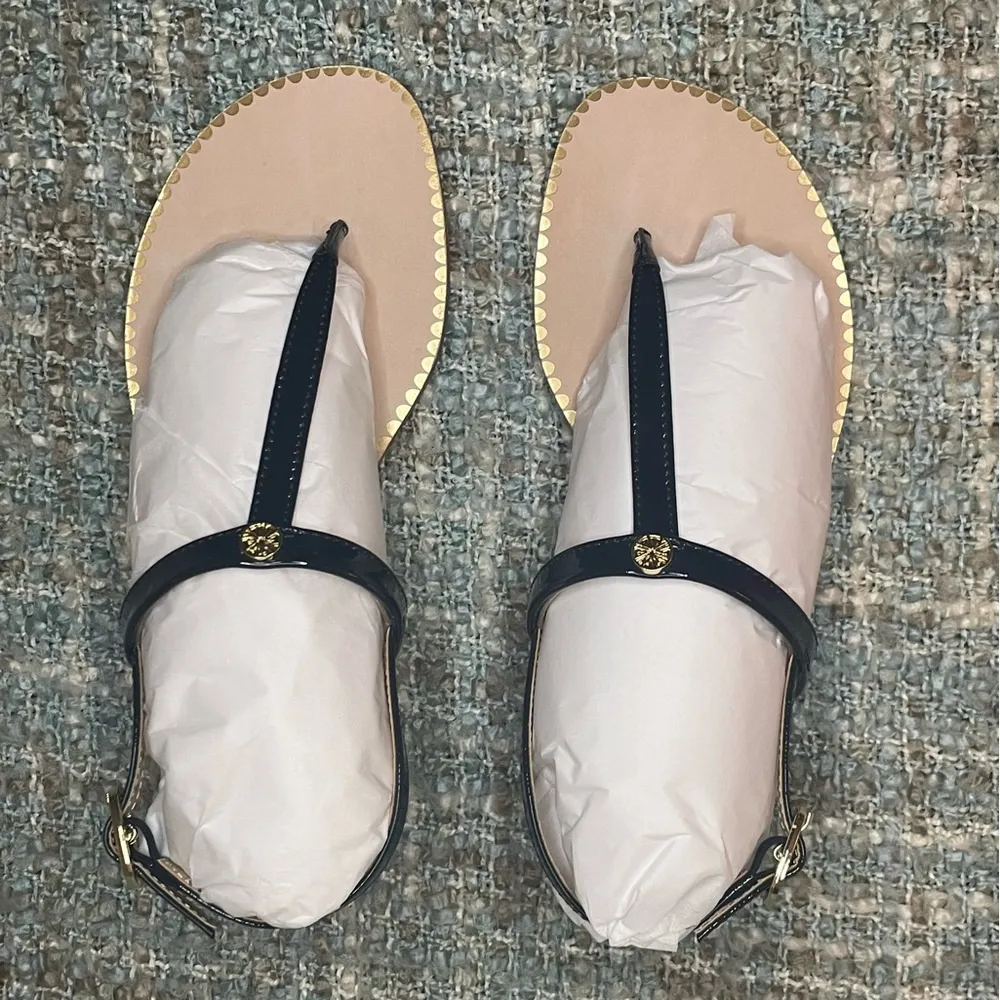 Lilly Pulitzer Rita Sandal in True Navy 6 - Image 5