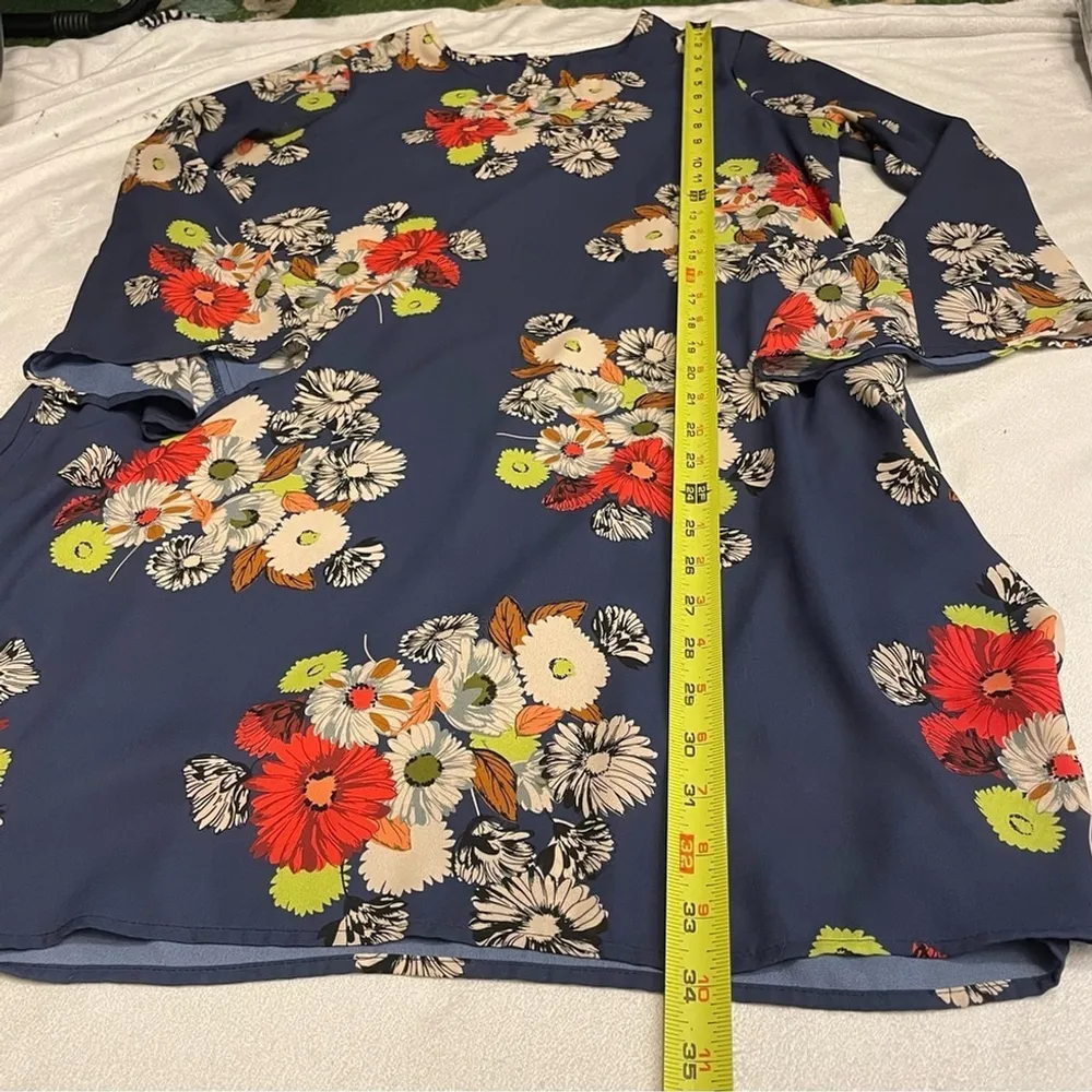 Anthropologie Uncle Frank Floral Tunic Dress | Small | Boho Cottagecore Pockets - Image 10