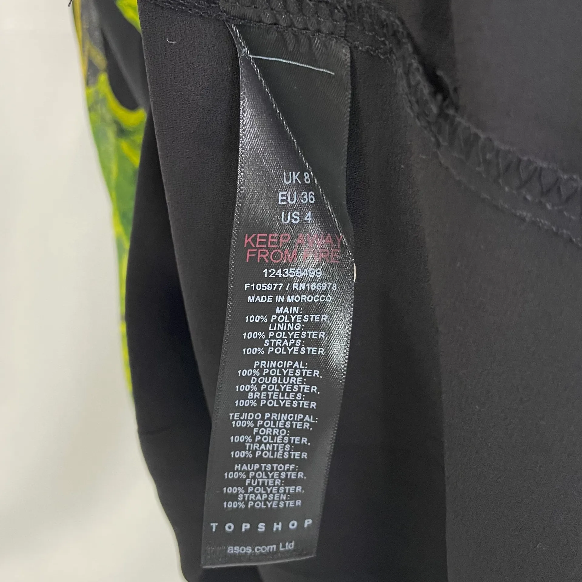 New  Floral Print Crossback Strap Maxi Dress Black Green Multi Size 4 - Image 20