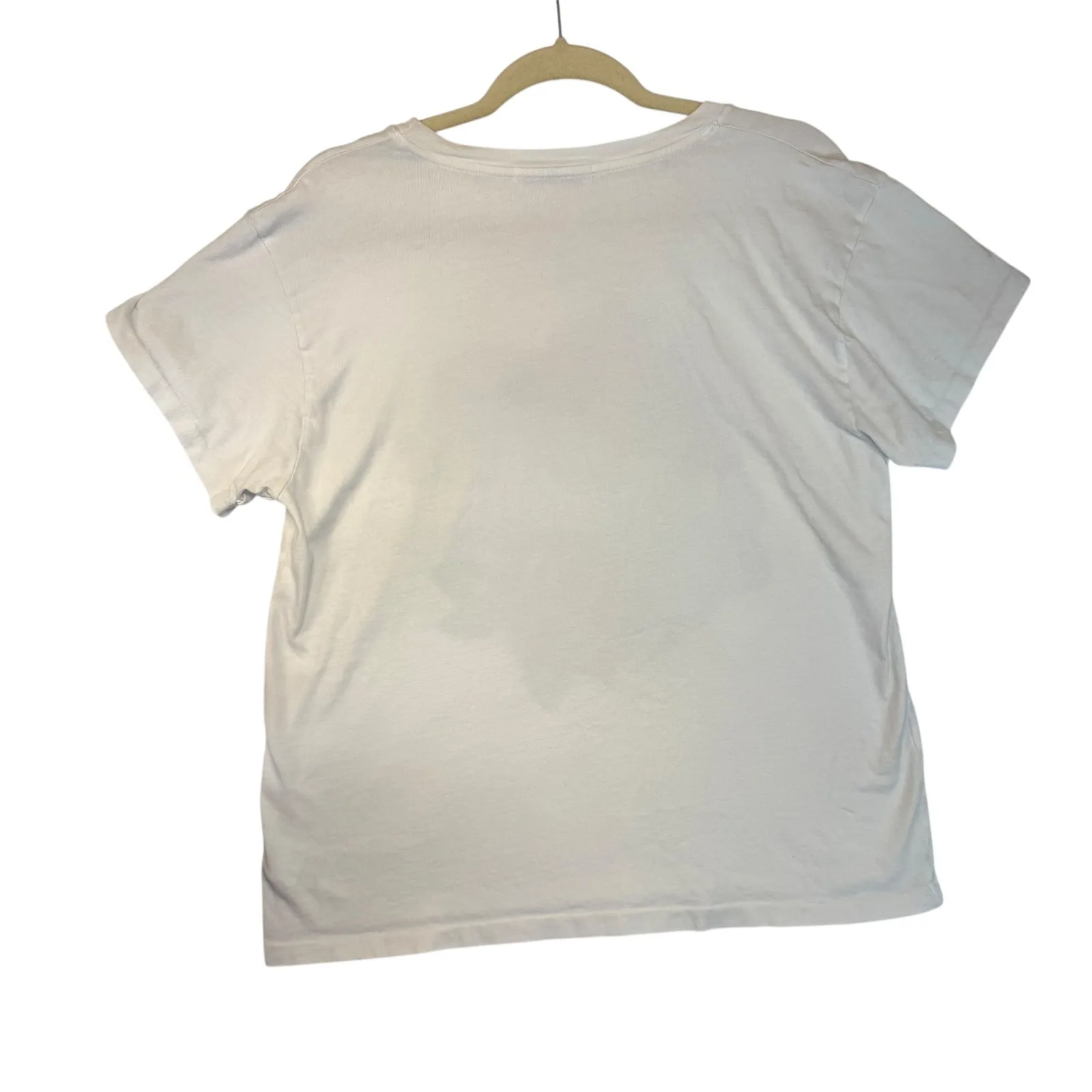 DAYDREAMER Chris Stapleton Graphic TShirt White Roses Vintage Inspired Concert M - Image 4