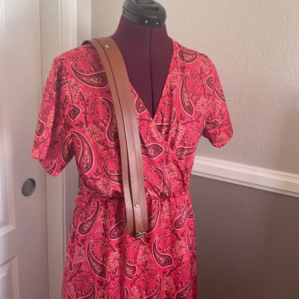 Boho Paisley Maxi Dress Sz L Size L - Image 5
