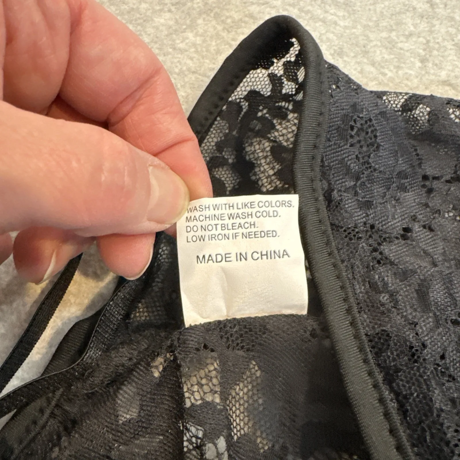 Gothic Butterfly Bralette Womens Large Black Whimsigoth Witchy Lace Side Boning - Image 8