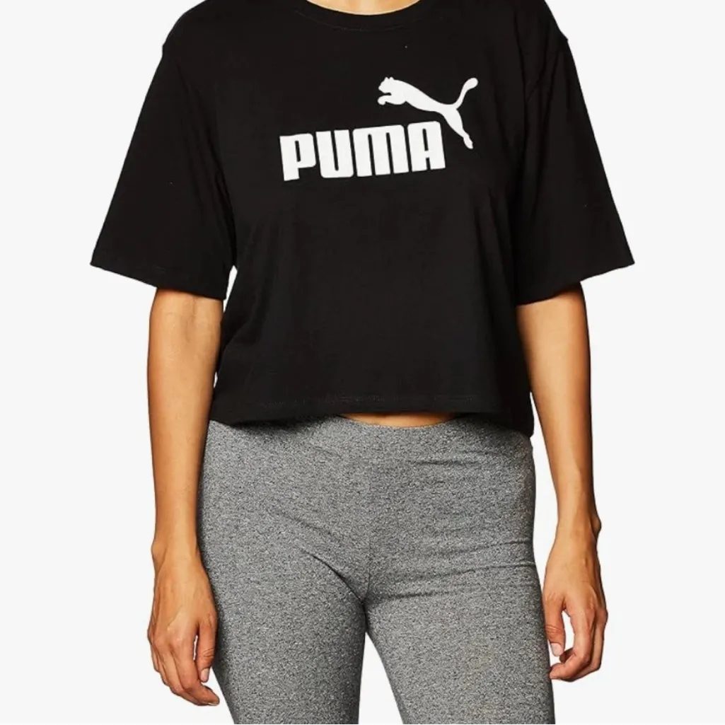 PUMA Women's Black Crop Top size small - Image 3