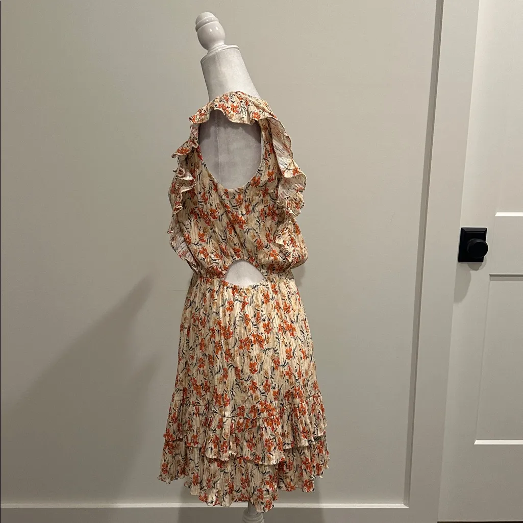 NWT Mink Pink floral print mini dress Sz M - Image 4