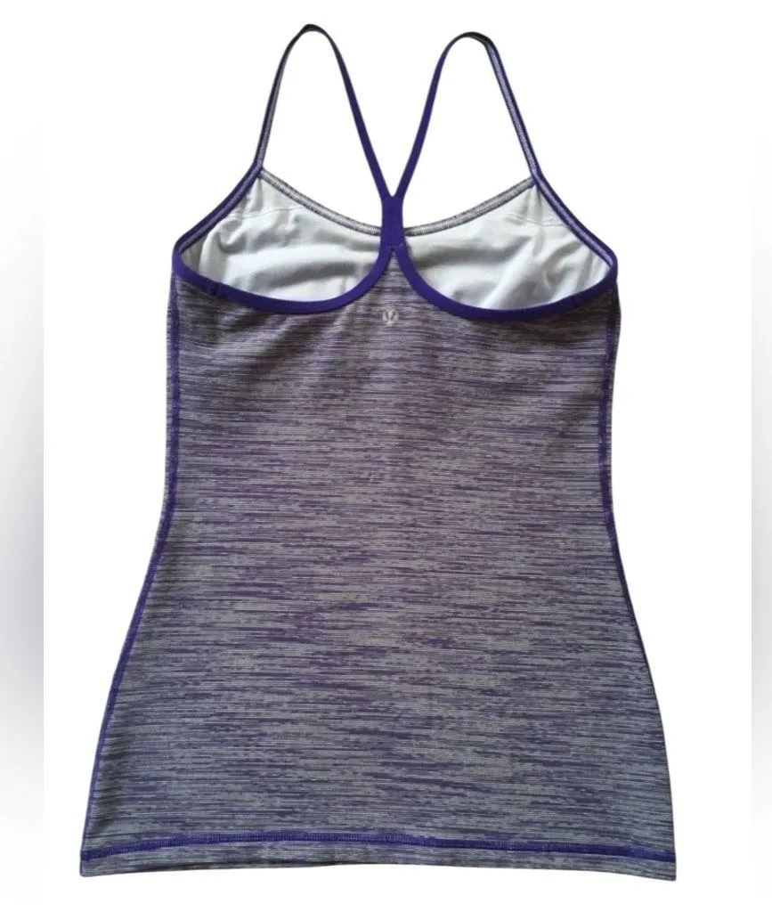 LULULEMON POWER Y WE ARE FROM SPACE BRUISED BERRY Purple Strappy Tank Top 8 - Image 6