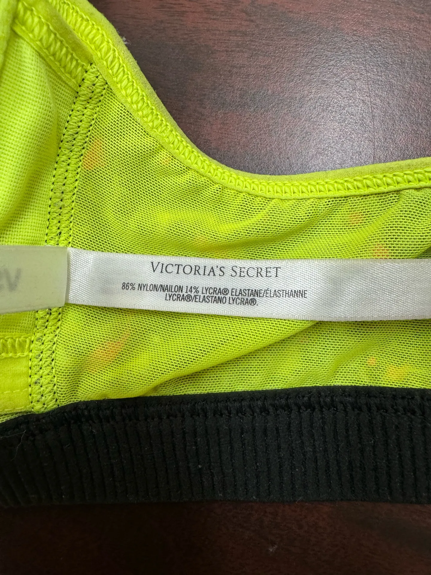 Victoria’s Secret Paint Splatter Sports Bra Size 36B - Image 8