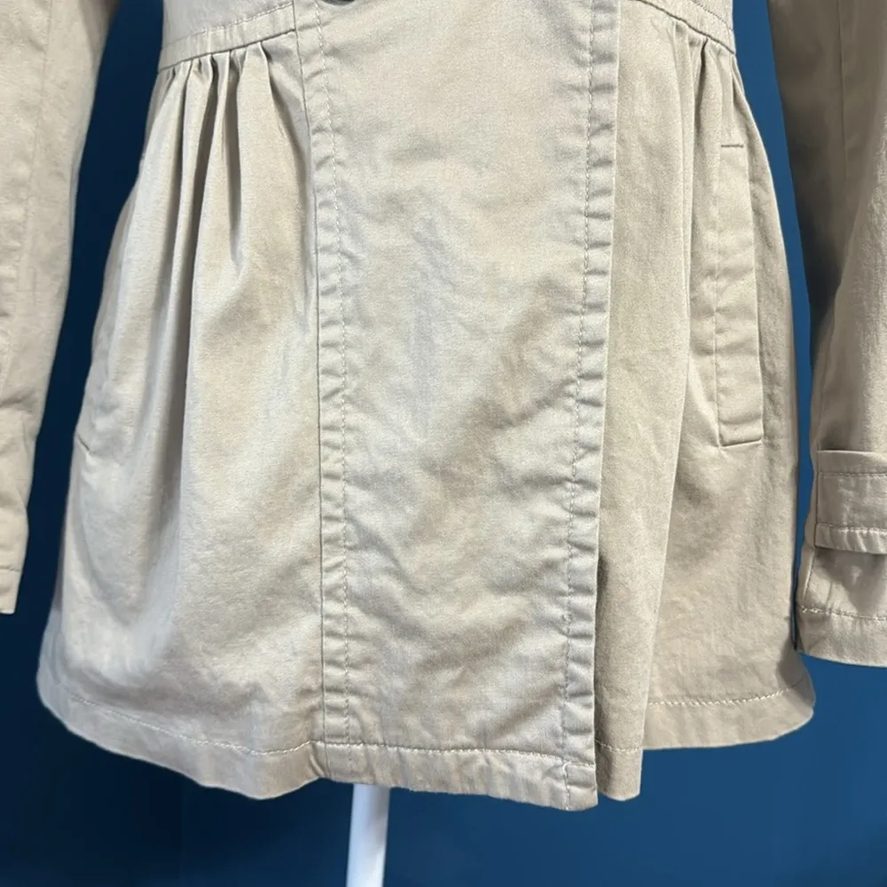 Forever 21 Button Front Trench Tan Size M - Image 4