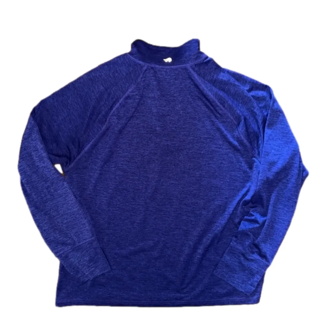 Ideology Womens Essential Half-Zip Performance Pullover Sweatshirt Purple - Image 3