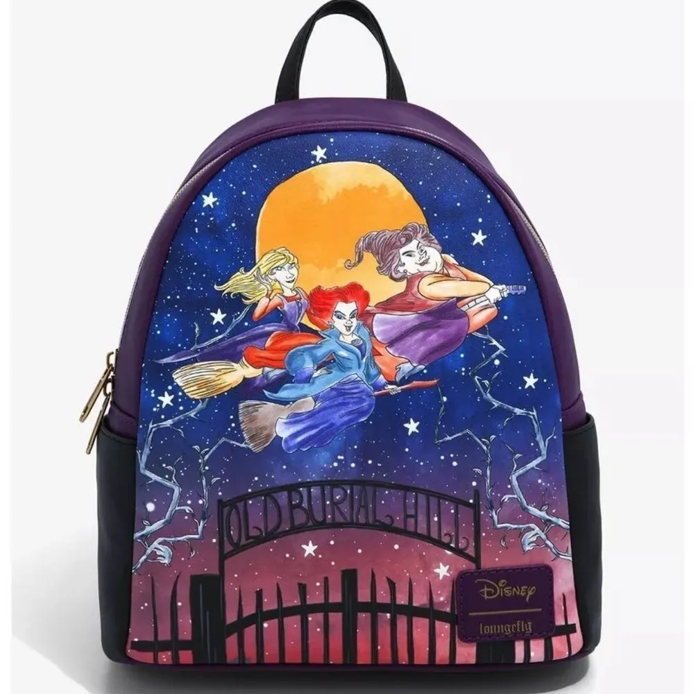 Loungefly Disney Hocus Pocus Cemetery Night Burial Hill Backpack - Image 2