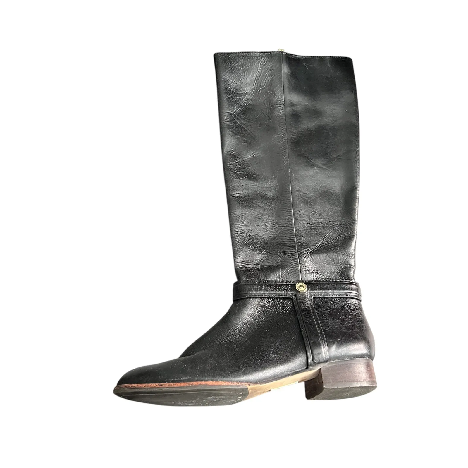 Loise et Cie Leather Boots Womens 7.5 Coquette City Chic Trendy Quiet Luxury - Image 4