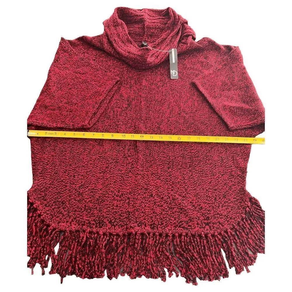 New Directions open stitch Sweater size M Red Size M - Image 2