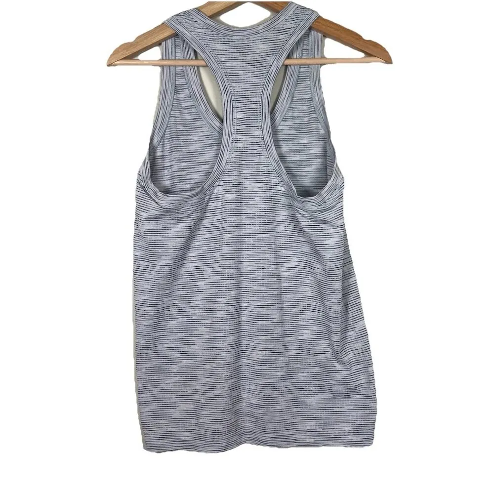 Athleta  Womens Momentum Racerback Tank Top Space Dye‎ Grey Stretch S - Image 3