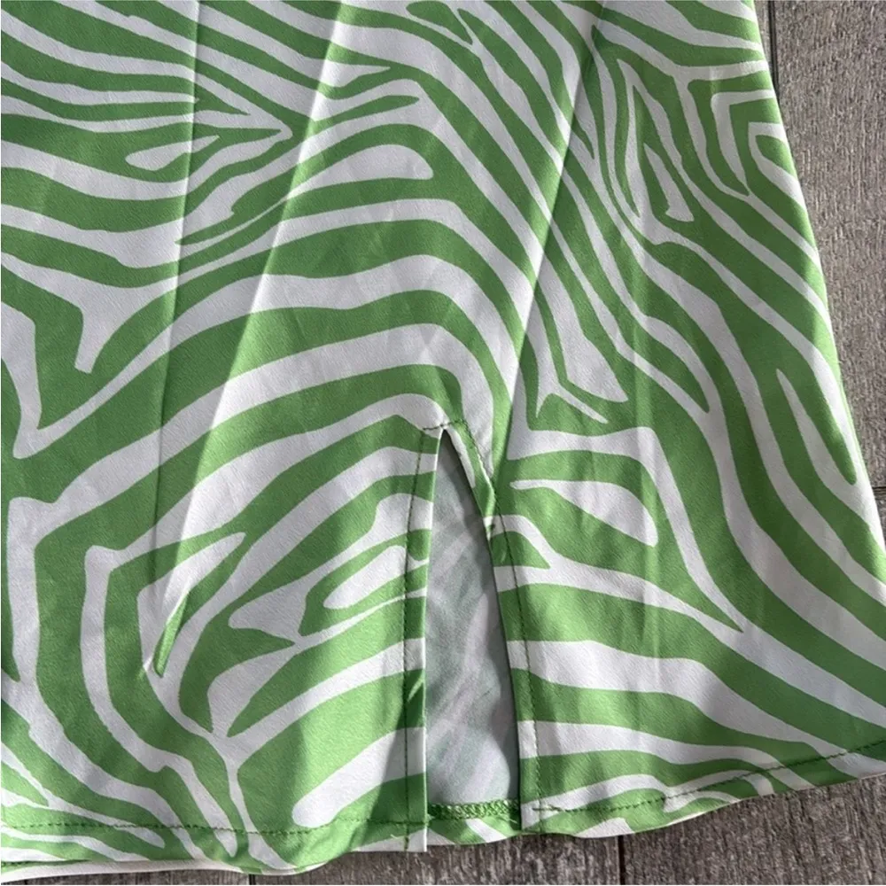 Princess Polly Size 8 Green Mini-Dress. - Image 4