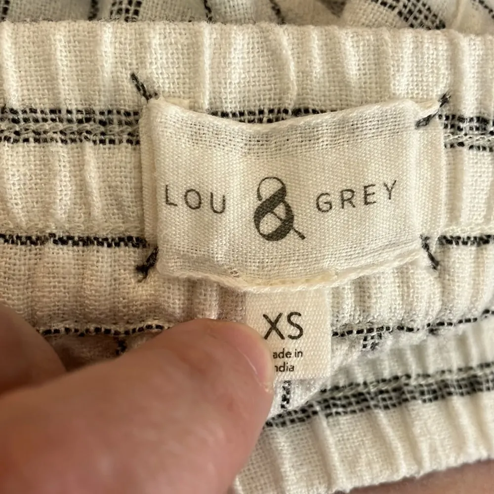 Lou & Grey Linen Drawstring Pocket Skirt, XS - Image 5