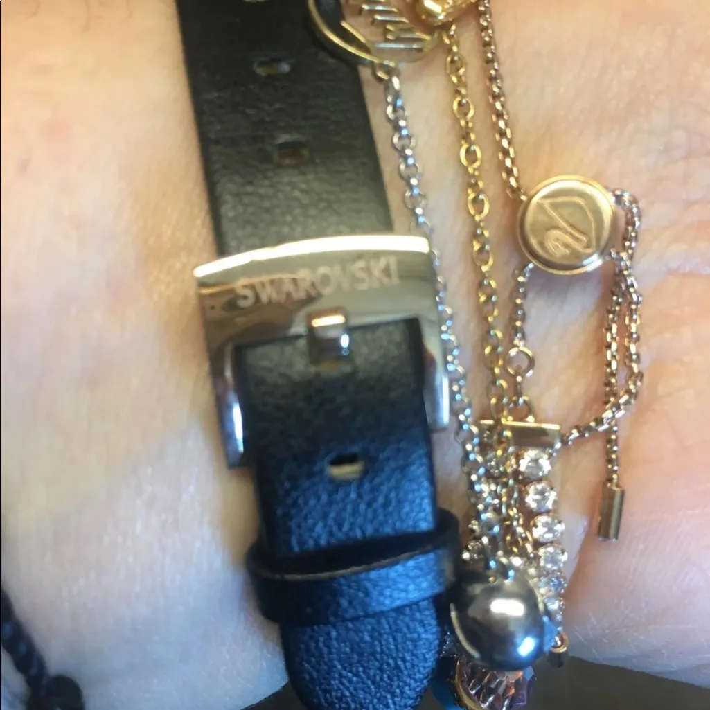 Swarovski crystalline rose gold watch - Image 3