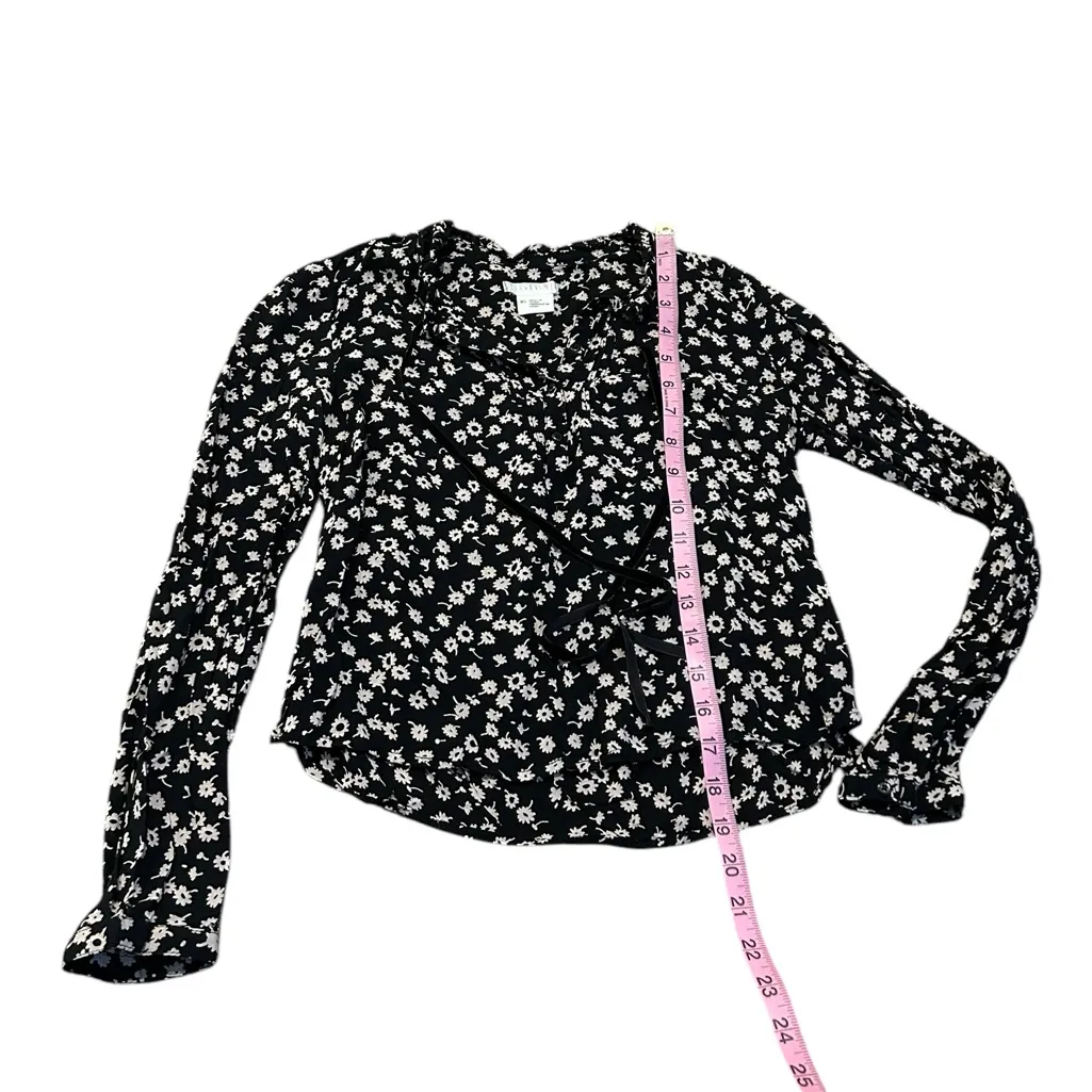 3/$15 COOPERATIVE long sleeve floral blouse - Image 2