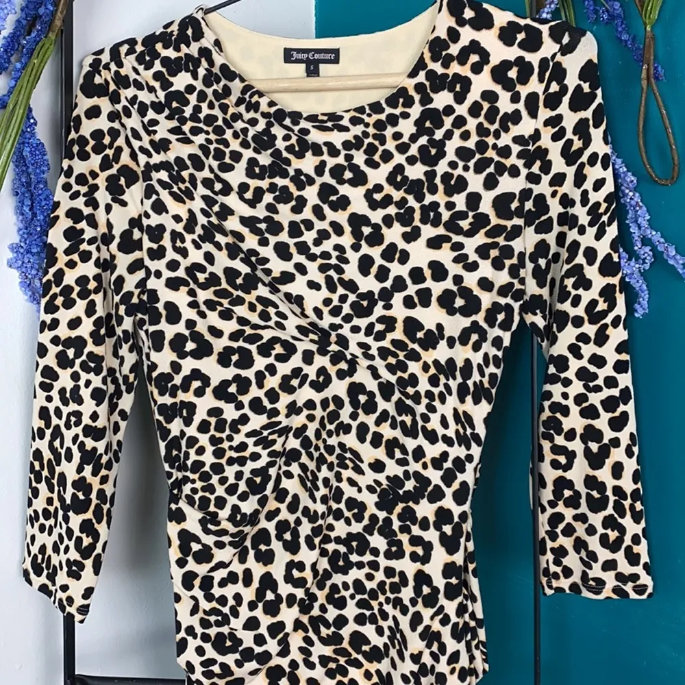 Juicy Couture animal print fitted ruched dress - Image 4