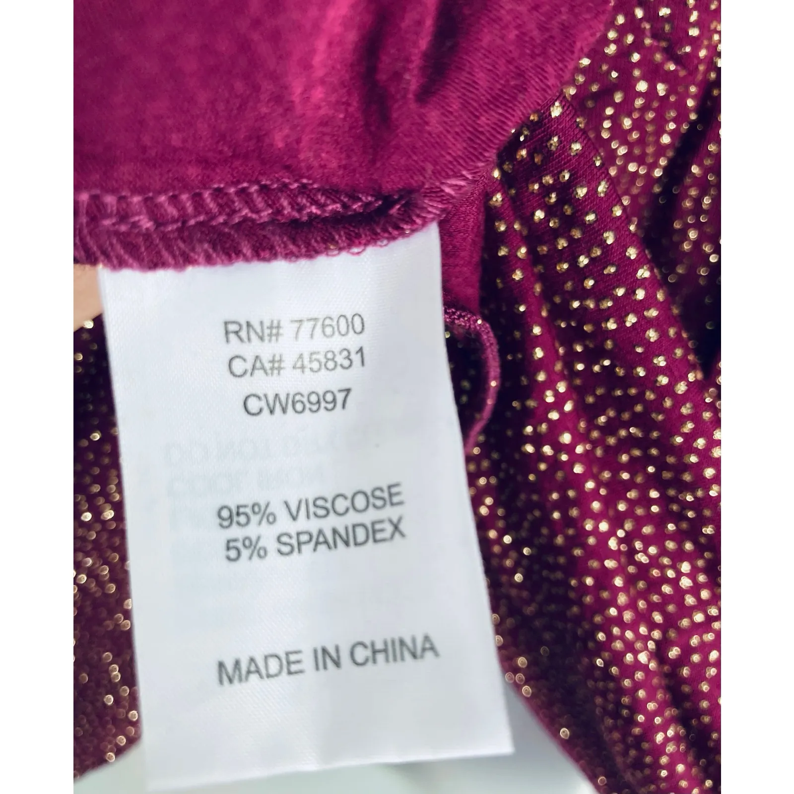 Women’s Long Sleeve Top Bell Sleeve Gold Shimmer Off Shoulder Glamour Coquette - Image 10