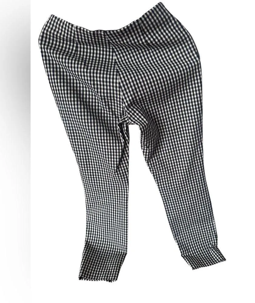 Ted Baker Capri Women's Leggings size 2 Black Checkeredl - Image 3