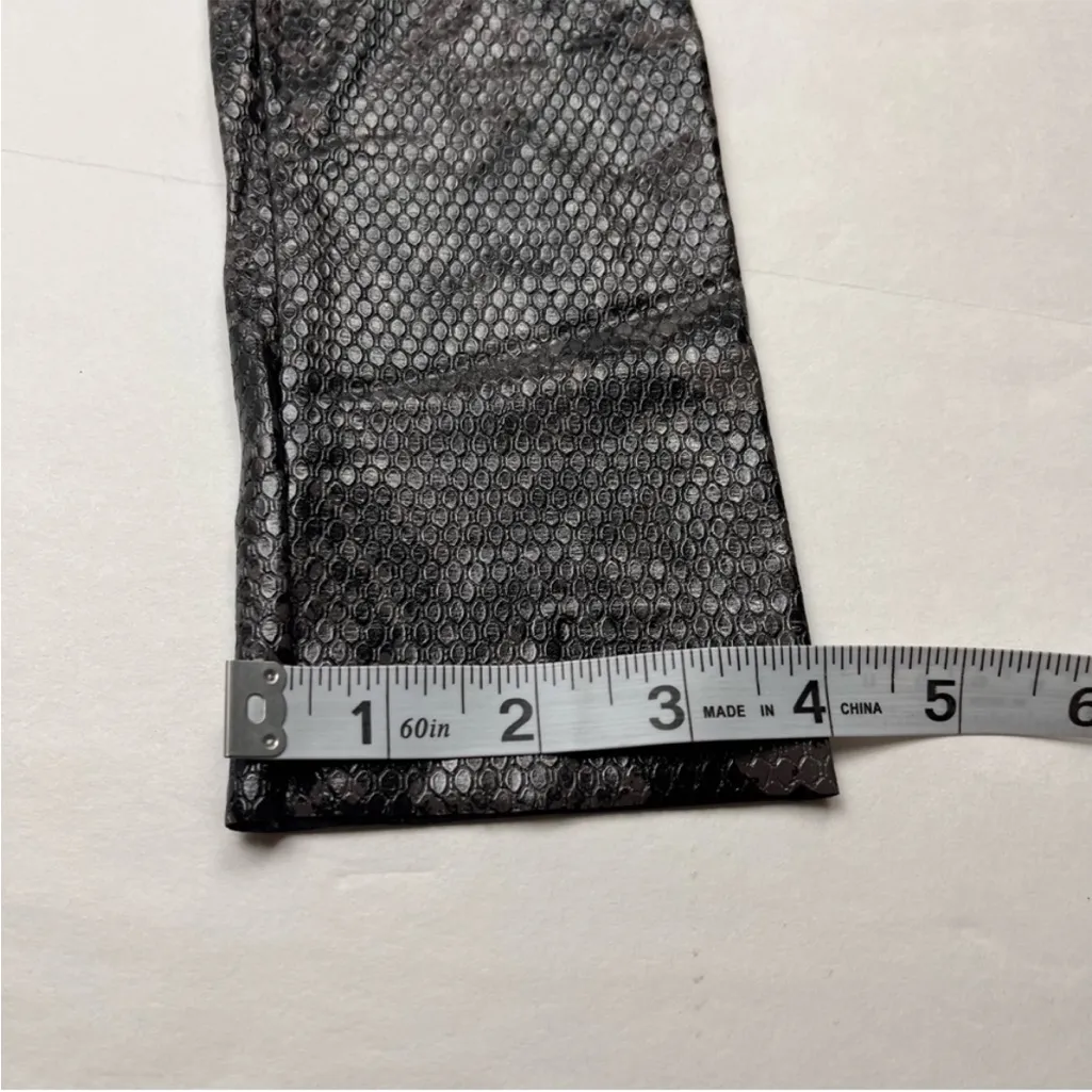 Commando Faux‎ Leather Animal Reptile Embossed Legging Small Slate Grey Gray NEW - Image 10