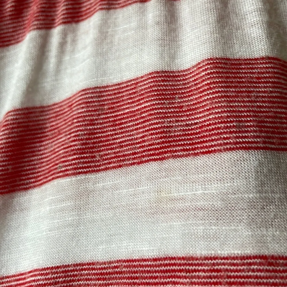 Gap striped linen blend draped midi dress - Image 6