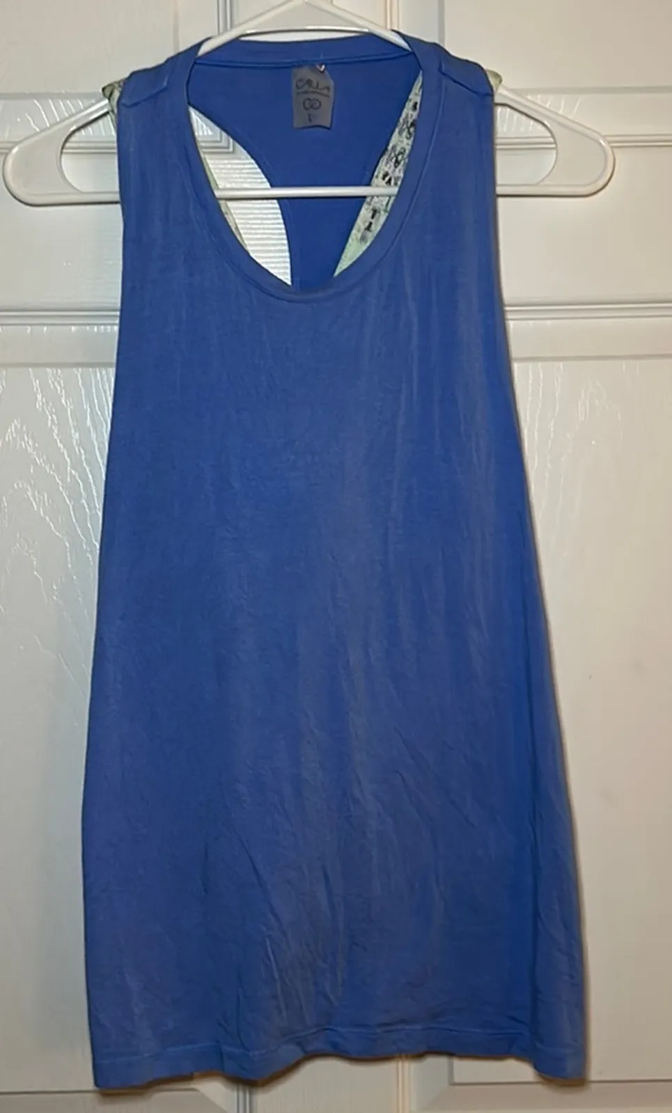 Calia by Carrie Underwood‎ Blue Athletic Sleeveless Tank Top Large - Image 1
