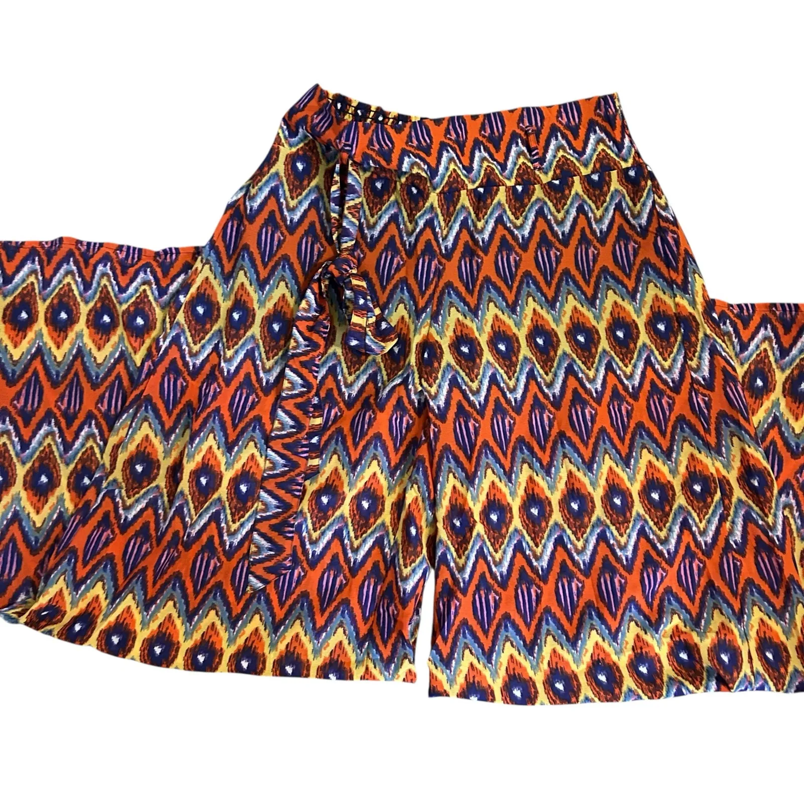 Truth NYC Women’s SZ LG Palazzo Pants NWT Sheer W/ Shorts Lining Boho Chic Flowy - Image 2