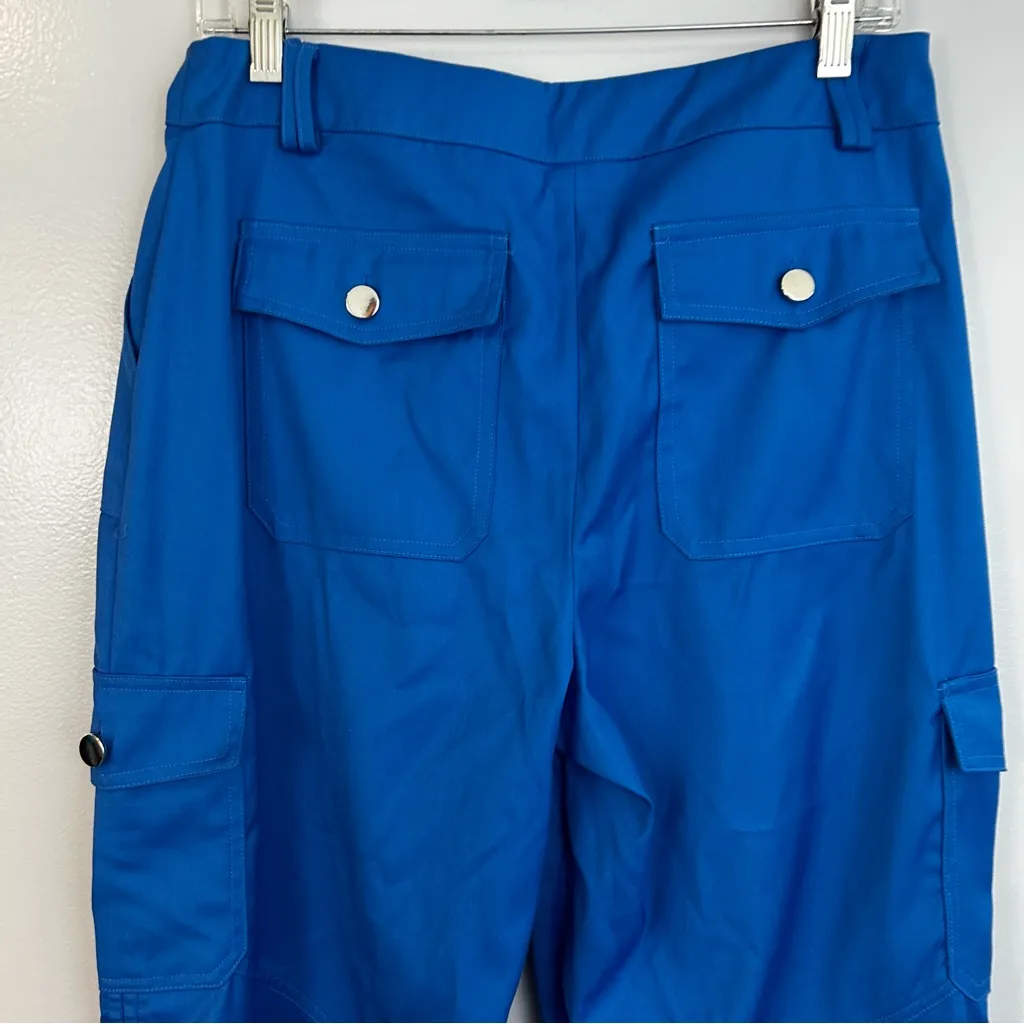 superdown  Raina Cobalt Blue High Waisted Cargo Pants Revolve Size Medium - Image 11