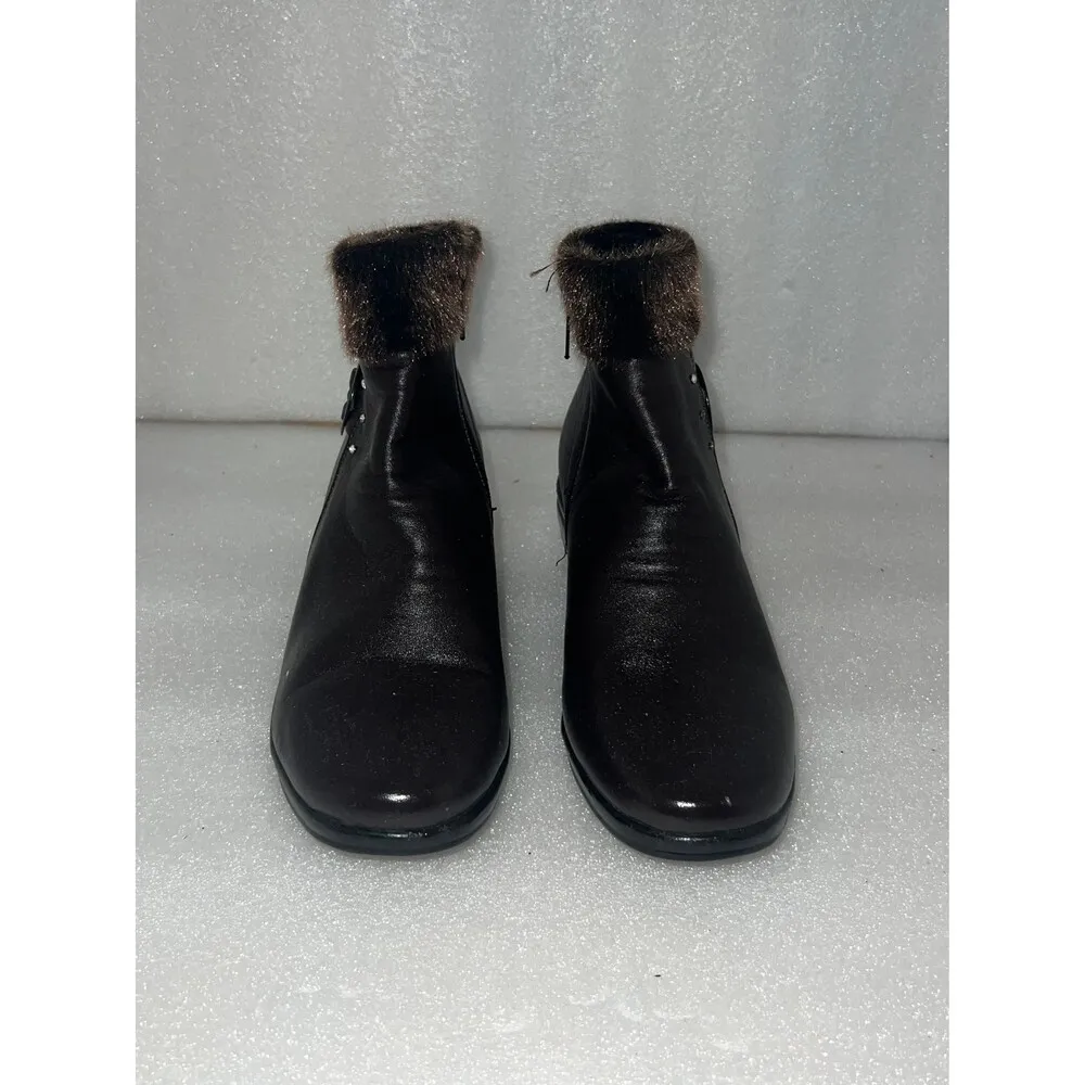 jones New York women’s faux fur boots size 37 (6 in us) - Image 2