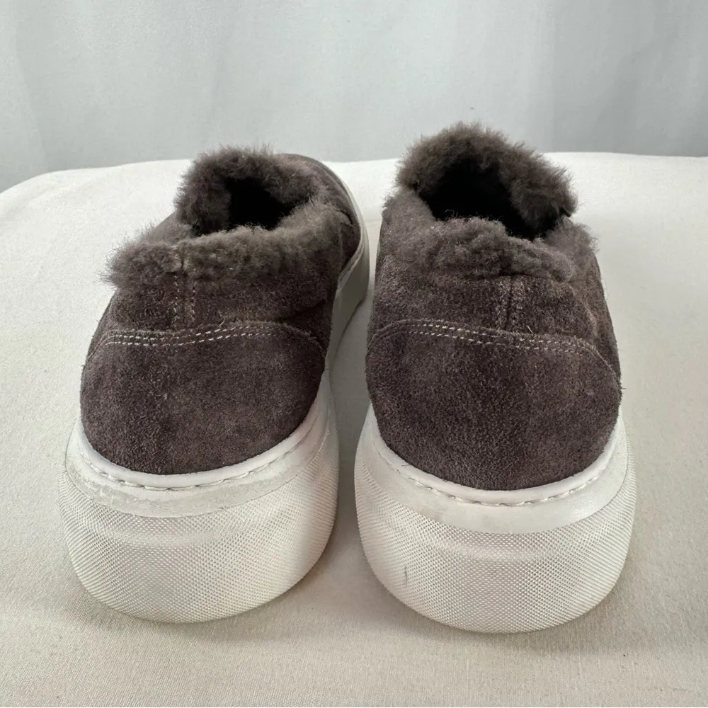 M. Gemini The Cerchio Shearling Slip On Shoes in Gray Size 7.5 or 37 1/2 - Image 6