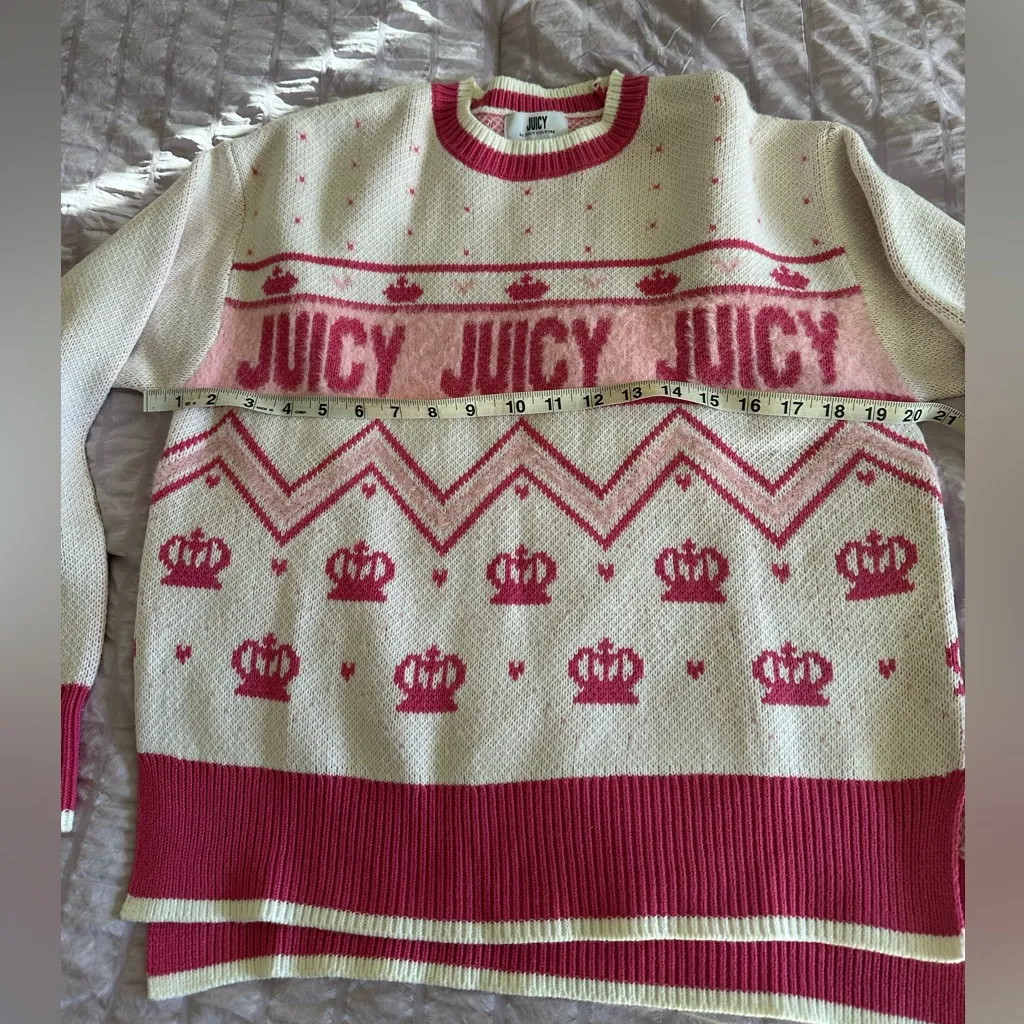 Juicy Couture Fair Isle Logo Sweater - Image 3