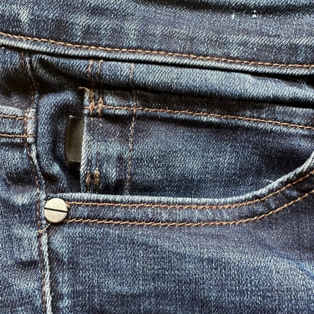 Helmut Lang Women's Jeans Size 28 Skinny Dark Wash Mid Rise - Image 3