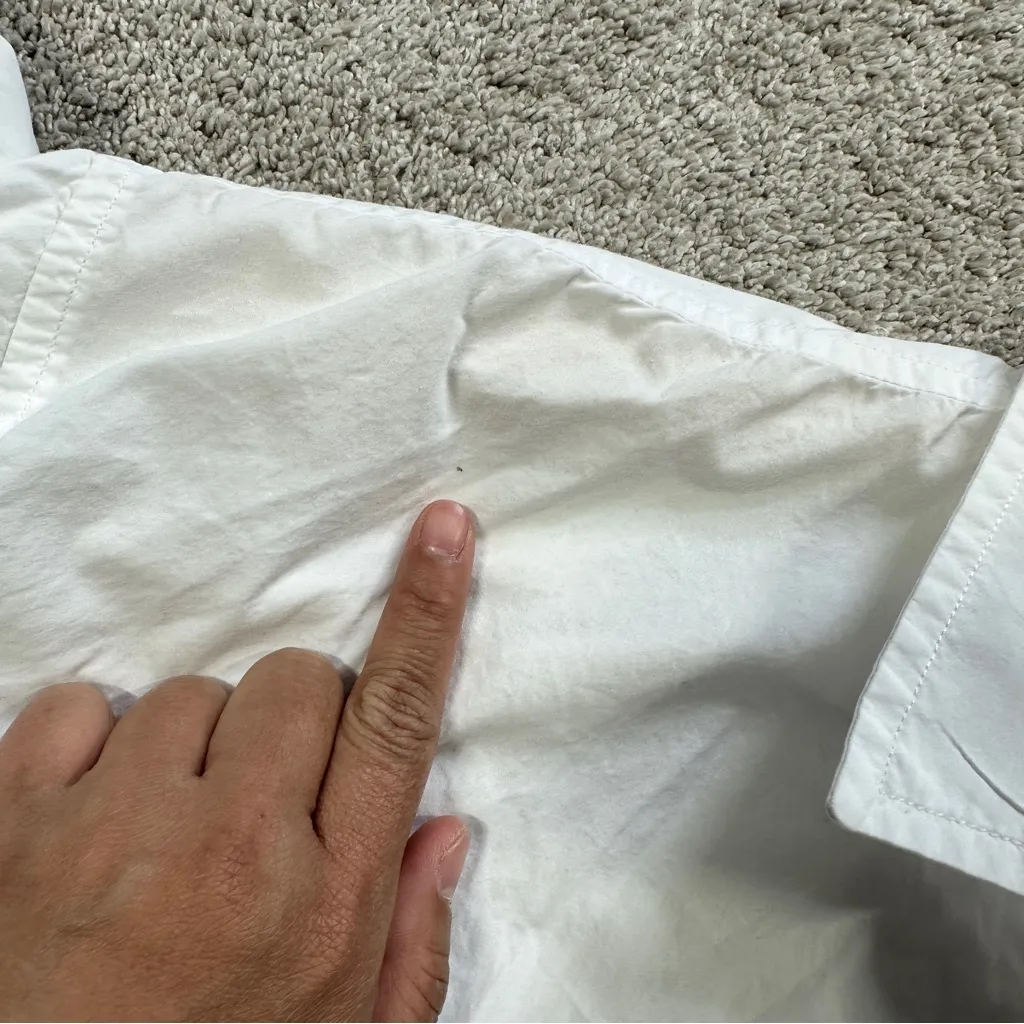 J. Crew Women’s Relaxed Fit Crisp Cotton Poplin Button Down Shirt in White 10T - Image 16